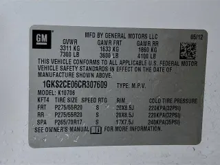 GMC Yukon 2012 4x4 SLT 4dr SUV