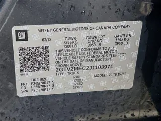 GMC Sierra 1500 2018 4x4 SLE 4dr Double Cab 6.5 ft. SB