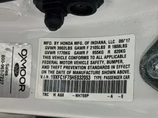 Honda Civic 2017 EX-L 4dr Sedan