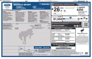 Ford Bronco Sport 2021 AWD Big Bend 4dr SUV