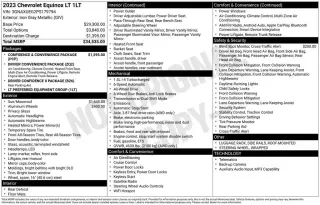 Chevrolet Equinox 2023 4x4 LT SUV de 4 puertas con paquete 1LT