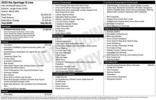 Kia Sportage 2025 AWD X-Line 4p SUV