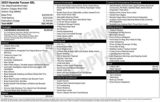 Hyundai TUCSON 2023 SEL 4p SUV