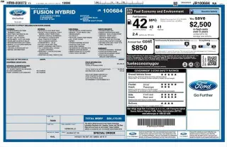 Ford Fusion Hybrid 2018 S Sedan 4p.