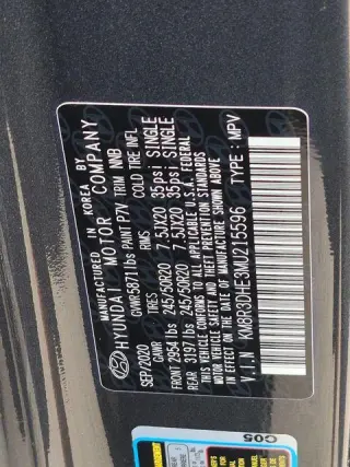 Hyundai PALISADE 2021 AWD SEL 4p SUV