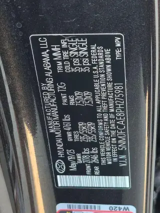 Hyundai TUCSON 2023 AWD SEL 4p SUV