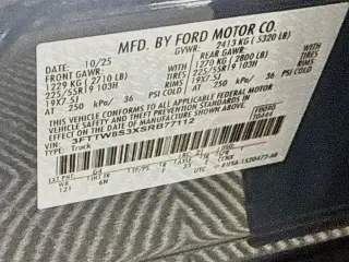 Ford Maverick 2025 AWD Lariat 4dr SuperCrew 4.5 ft. SB