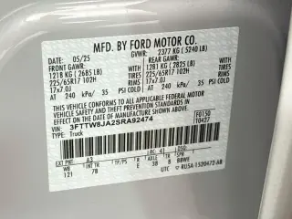 Ford Maverick 2025 AWD XLT 4 puertas SuperCrew batea de 4.5 pies