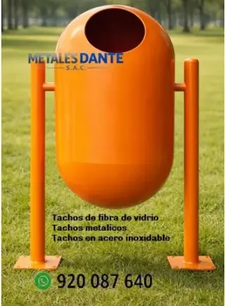TACHOS DE ACERO INOXIDABLE