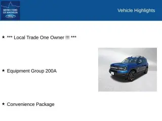 Ford Bronco Sport 2024 AWD Big Bend 4dr SUV