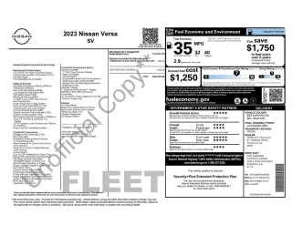 Nissan Versa 2023 SV Sedán de 4 puertas