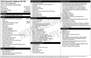 Chevrolet Trailblazer 2022 4x4 RS 4p SUV