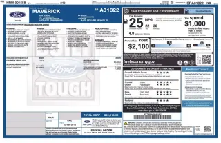 Ford Maverick 2025 AWD XL 4dr SuperCrew 4.5 pies SB