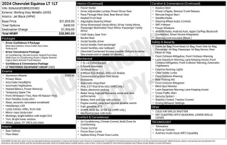 Chevrolet Equinox 2024 4x4 LT 4p SUV con 1LT
