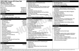 GMC Canyon 2023 4x4 AT4 4p. Crew Cab 5 ft. SB