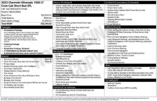 Chevrolet Silverado 1500 2023 4x4 LT Cabina Doble 4p caja de 5.8 pies con 2FL