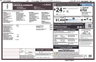 Lincoln Corsair 2022 tracción en las cuatro ruedas (AWD) Standard SUV de 4 puertas