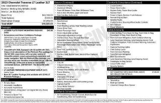 Chevrolet Traverse 2023 4x4 LT Cuero 4p SUV