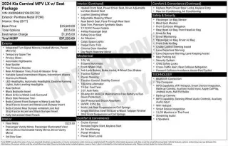 Kia Carnival 2024 LX 4 puertas Mini-Van