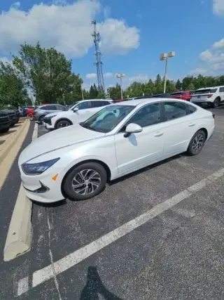 Hyundai SONATA Híbrido 2021 Azul Sedán 4 puertas