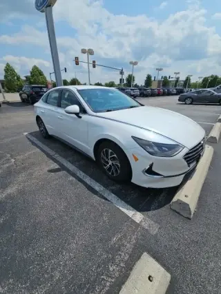 Hyundai SONATA Híbrido 2021 Azul Sedán 4 puertas