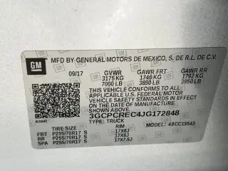Chevrolet Silverado 1500 2018 4x2 LT 4dr Crew Cab 5.8 ft. SB