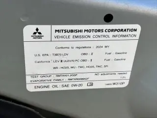 Mitsubishi Mirage 2024 ES 4dr Hatchback