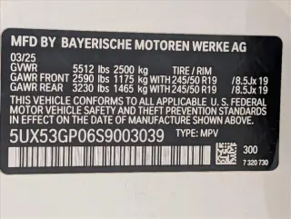 BMW X3 2025 AWD 30 xDrive 4dr Sports Activity Vehicle