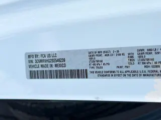 Ram ProMaster 2025 Tradesman 3500 159 WB 3dr High Roof Cargo Van w/o Passenger Seat