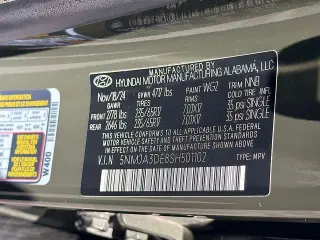 Hyundai TUCSON 2025 SE 4dr SUV