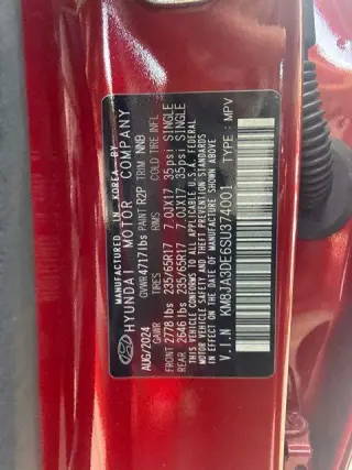 Hyundai TUCSON 2025 SE 4dr SUV