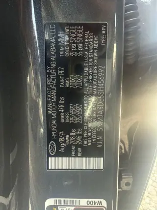 Hyundai TUCSON 2025 SE 4dr SUV