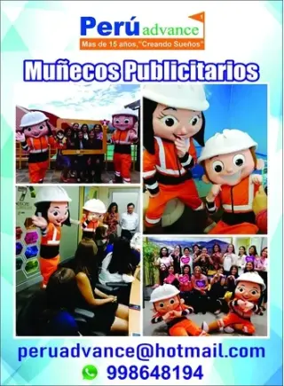 Muñecos Publicitarios en finos