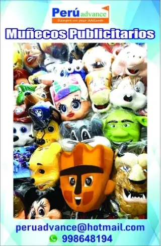 Muñecos Publicitarios en finos