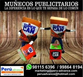 Muñecos Publicitarios en finos