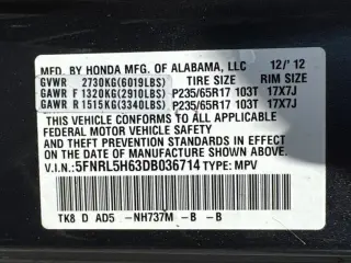 Honda Odyssey 2013 EX-L 4dr Mini-Van