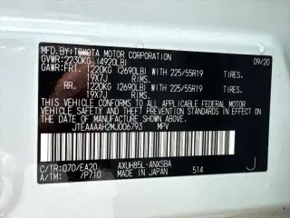 Toyota Venza 2021 AWD Limited 4dr Crossover