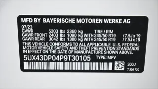 BMW X3 2023 sDrive30i 4dr Sports Activity Vehicle