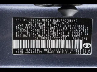 Toyota Corolla 2015 LE 4dr Sedan