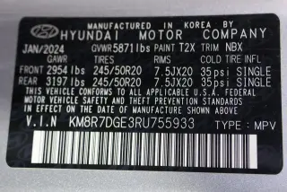 Hyundai PALISADE 2024 AWD Calligraphy 4dr SUV