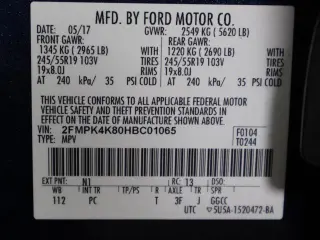 Ford Edge 2017 AWD Titanium 4dr Crossover