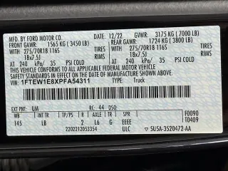 Ford F-150 2023 4x4 Tremor 4dr SuperCrew 5.5 ft. SB