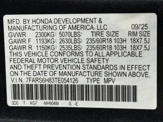 Honda CR-V Hybrid 2026 AWD Sport-L 4dr SUV