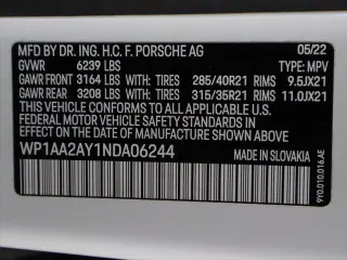 Porsche Cayenne 2022 AWD Platinum Edition 4dr SUV