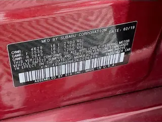 Subaru Legacy 2019 AWD 3.6R Limited 4dr Sedan