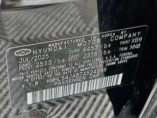 Hyundai SONATA 2026 AWD SEL Sport 4dr Sedan