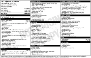Hyundai TUCSON 2022 SEL 4dr SUV