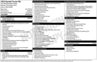 Hyundai TUCSON 2022 SEL 4dr SUV