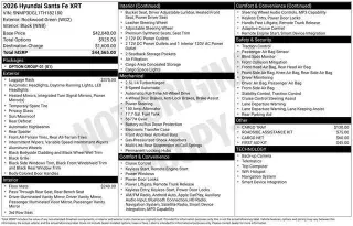 Hyundai SANTA FE 2026 AWD XRT 4dr SUV