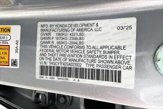 Honda Accord 2025 SE 4dr Sedan